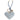 Seidenfelt Crocket Heart Charm - Anhänger (sea salt blue)