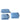 Eagle Creek Pack-It Overnight Set 3tlg. - Packsack (blue dawn)