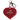 DerDieDas Zubehör - Blinkys Anhänger (pink heart)